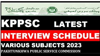 KPPSC Latest Schedule For The Month Of February 2023 KPPSC Latest Interview In Febuary 2023SS Test [upl. by Esorrebma]