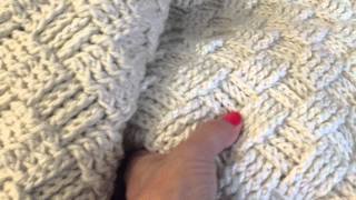 Basket weave Crochet blanket Im finally done [upl. by Stephannie]