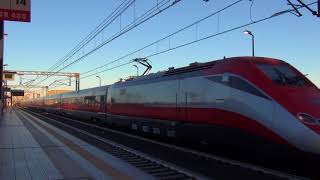 UN ETR 500 FRECCIAROSSA IN TRANSITO A RHO FIERA MILANO 29  12  2017 [upl. by Vachell]