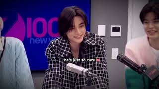 Z100 New York  Stray kids interview  Hyunjin focus [upl. by Hortense213]