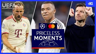 UCL PRICELESS MOMENTS of the Week  Kane Mbappé Leverkusen [upl. by Minabe]