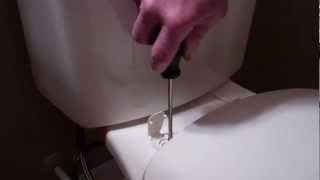 How to replace a toilet seat [upl. by Yelhs]