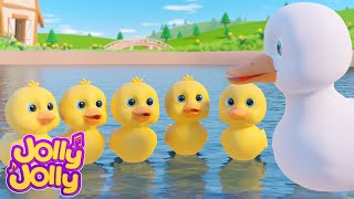 Five Little Ducks Muffin Man  More  Jolly Jolly Shorts  Childrens songs [upl. by Esli322]