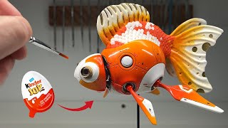 I made a Chill SpaceRoving RoboGoldfish  Transforming Junk into Cosmic Wonders [upl. by Lenno]