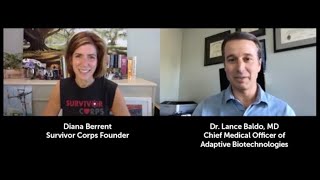 Covid Live Webinar Dr Lance Baldo MD CMO Adaptive Biotechnologies discusses Immunity and TCells [upl. by Ennirac]