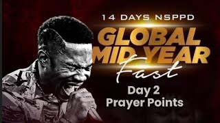 NSPPD Global MidYear Fast 2024  Day 2 Prayer Points  2nd July 2024 [upl. by Enitsej]