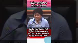 Expert Vs Ordinary Witness senator miriam lectures wisdom educational viral [upl. by Consuela]