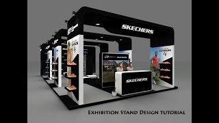 Exhibition Stand Design tutorial [upl. by Lunetta]