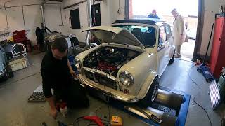 Spencers Classic Mini JPE 1330 Rolling Road Tune [upl. by Latricia166]