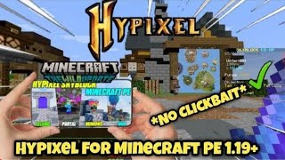 hypixel server 🥰ip address🥰 for minecraft pe 119  Play real Hypixel in mobileV119  subscribe [upl. by Creamer]