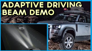 New Land Rover Defender L663 Matrix LED HEadlights with ADB  Adaptive Driving Beam  TESTED [upl. by Phila]