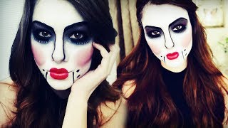 Ventriloquist Doll Halloween Makeup Tutorial [upl. by Norene]