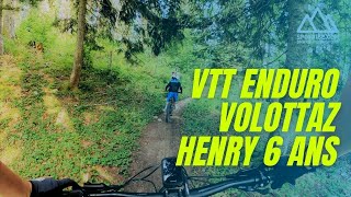 Comment rouler en VTT enduro avec un enfant de 6 ans  2 [upl. by Mignon]