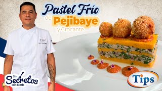 Pastel Frío de Pejibaye y Crocante [upl. by Varney57]