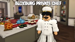 WORKING AS A BLOXBURG PRIVATE CHEF [upl. by Adroj]