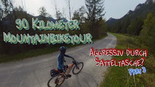 90 Kilometer mit dem MOUNTAINBIKE durch die Berge  Satteltaschen Desaster Part 3 [upl. by Eisen847]