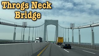 Driving through Throgs Neck Bridge Bronx NYC [upl. by Holton585]