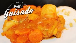 POLLO GUISADO SALVADOREÑO  RECETA FACIL [upl. by Hecker]