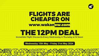 Get Crazy Huge Discount Off Your Next Flight Tickets on Wakanow every Wednesday and Thursday [upl. by Jarlath271]