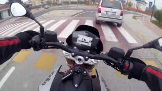 Test Ride Aprilia Dorsoduro 900 [upl. by Nrubua542]