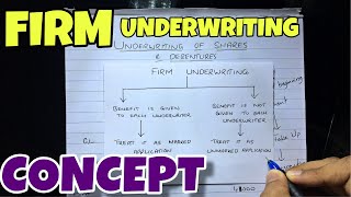 3 Underwriting of Shares  Firm Underwriting By Saheb Academy  BCOM  BBA  CMA [upl. by Holt]