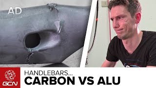 Carbon Vs Aluminium Handlebars  Which Are The Strongest [upl. by Aninotna]