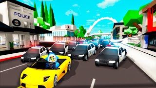 LA MEILLEUR COURSE POURSUITE DE LA POLICE SUR BROOKHAVEN RP [upl. by Bill]