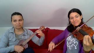 When Youre Smiling  ukulele and violin cover [upl. by Robbert]