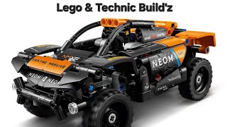 New Lego Technic 42166 Neon McLaren Extreme E Race Car Build [upl. by Aloel]