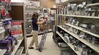 Cotterman StockNStore Rolling Folding Ladder [upl. by Gardner]