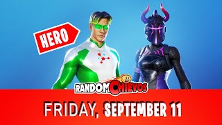 NEW HERO Customization September 11 Item Shop Phantasmic Pulse Pickaxes Dark Reflections Pack [upl. by Lachus]