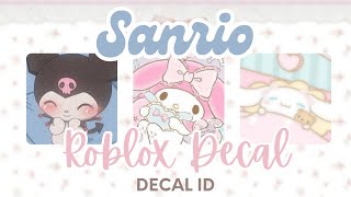 Cute SANRIO 🎀 ROBLOX decalsdecal ID 🍃 Royale High Journal [upl. by Aydan357]