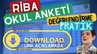 RİBA 2023 Okul Anketi Değerlendirmesi Güncel 20232024  Dosya İndirme Linki Açıklamada [upl. by Eseuqcaj]