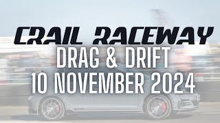 Crail Raceway 14 Mile Drag racing November 2024 [upl. by Aneeles]