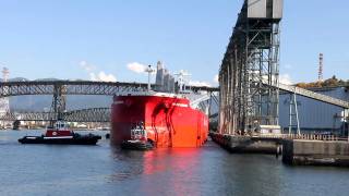 Seaspan Tugs Docking The Navios Armonia At Viterra Grain Elevator Vancouver BC 3 [upl. by Dannel]