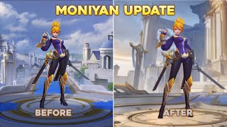 MONIYAN UPDATE MLBB  LATEST UPDATE MONIYAN MOBILE LEGEND BANG BANG [upl. by Loux]