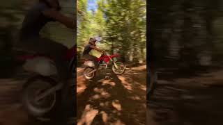 New jumps on the MX track🔥crf150r dirtbike motocrossaction motocross dirtbikejump [upl. by Noirret588]