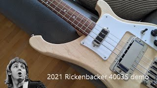 2021 Rickenbacker 4003S Bass demo [upl. by Epperson]