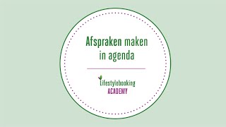 Agenda afspraak inplannen [upl. by Anneiv]