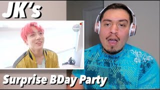 ENG SUB JK’s Surprise Birthday Party  BTS 방탄소년단  Bangtan Bomb REACTION [upl. by Hite]