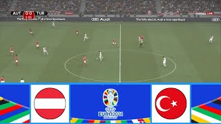 AUSTRIA VS TURKEY  UEFA EURO 2024  ROUND OF 16  FOOTBALL LIFE 2024 [upl. by Leitnahs]