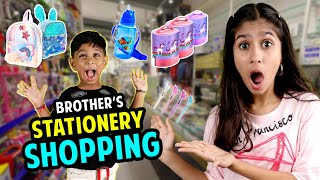 1 Lakh Stationery Shopping for My Brother 😱 [upl. by Diva]