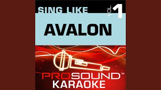 Adonai Karaoke with Background Vocals In the Style of Avalon [upl. by Ayokahs871]