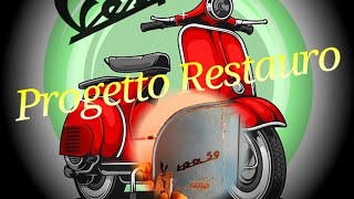 Rimozione Ruggine telaio e dima per targhetta originale Vespa vespa piaggiovespa tutorialvespa [upl. by Aire]