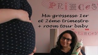 🐣Ma grossesse 1er et 2ème trimestre  room tour baby [upl. by Ross]