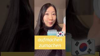 aufmachen zumachen auf Koreanisch 🇰🇷열다 yeolda 닫다 datdakoreanisch koreanischlernen [upl. by Arnelle]