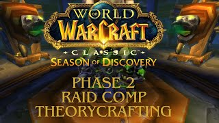 Season of Discovery Phase 2 Gnomeregon Raid Comp Theorycrafting [upl. by Showker61]