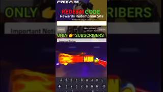 Free Fire Redeem Code Today 2024 Free Fire New Redeem Code After Update Best Redeem Code redeemcode [upl. by Katt758]