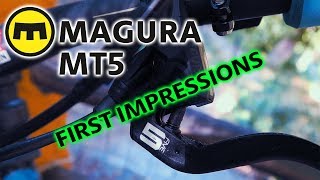 MAGURA MT5 BRAKES  First Impressions amp Short Term Review [upl. by Rossner234]