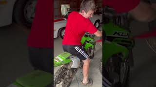 Klx 140 rev limiter [upl. by Ellenad]